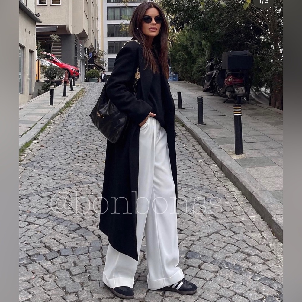 Zara wool blend oversized coat limited edition